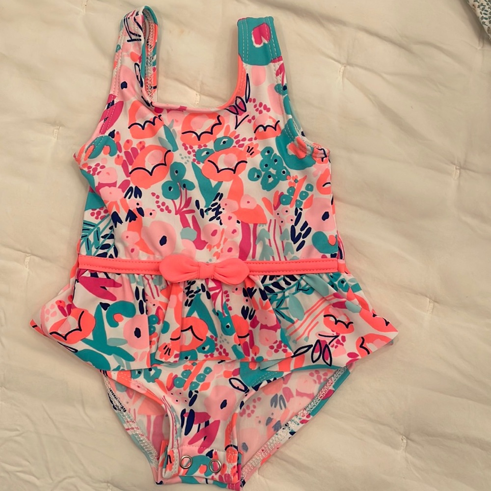 Multicolor Just One You infant girl’s swimsuit